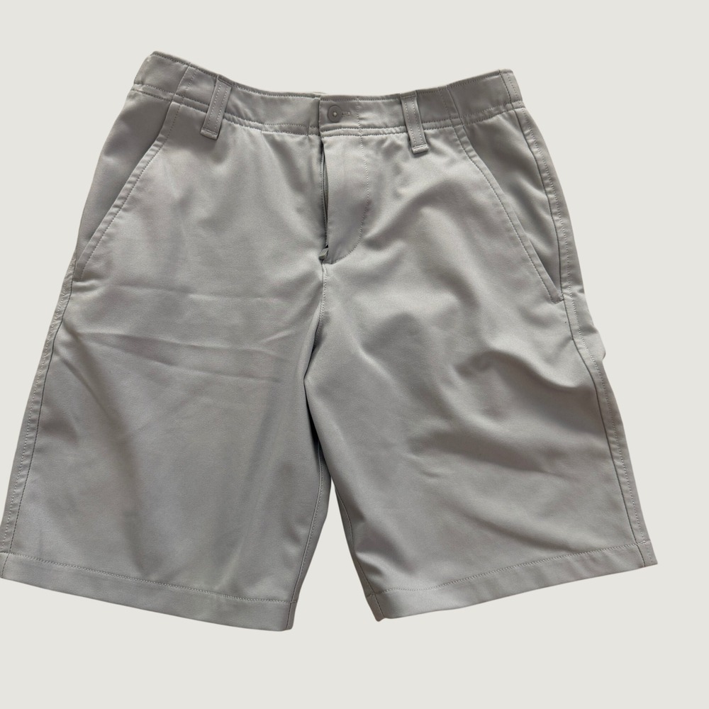 Under Armour Boys Youth Golf Shorts Gray Performance Activewear YMD